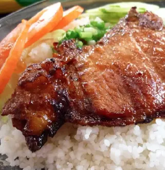 Hình ảnh Cơm sườn nướng
