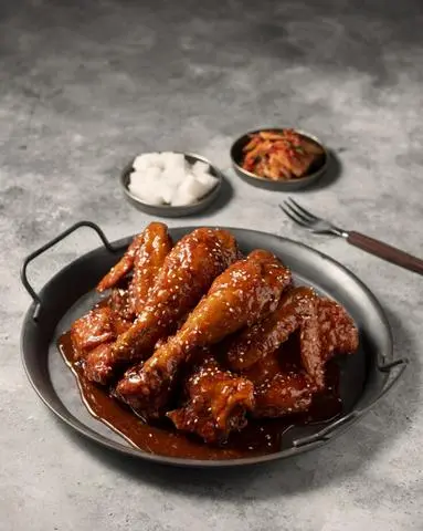 Hình ảnh Gà rán xốt Hàn Quốc