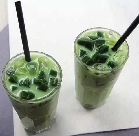 Hình ảnh Trà sữa gạo matcha