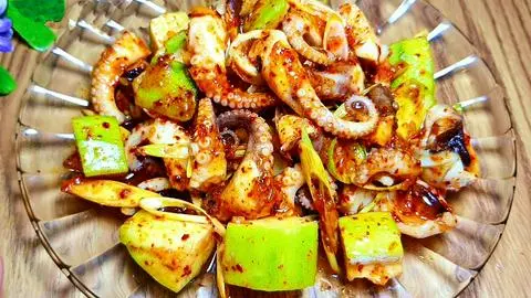 Hình ảnh Râu mực sốt Thái