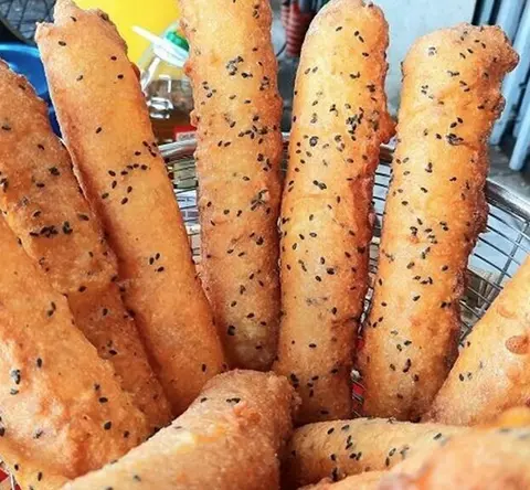 Hình ảnh Chuối chiên mè đen