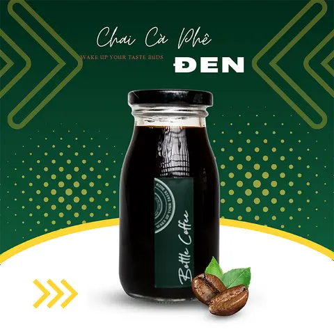 Hình ảnh Chai cà phê đen