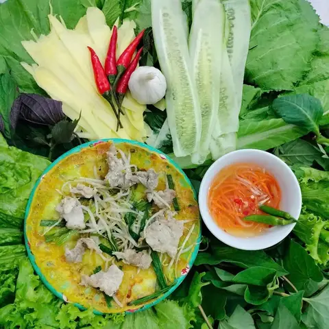 Hình ảnh Bánh xèo thịt heo siêu giòn