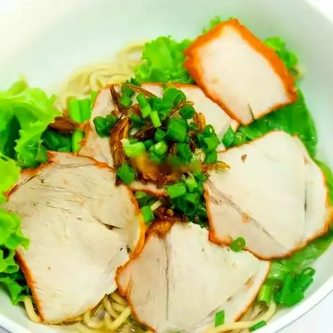 Hình ảnh Mì khô xá xíu thịt bằm