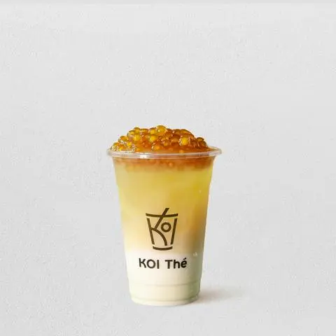 Hình ảnh Trà Kiều Mạch Latte Trân Châu Hoàng Kim - Size M
