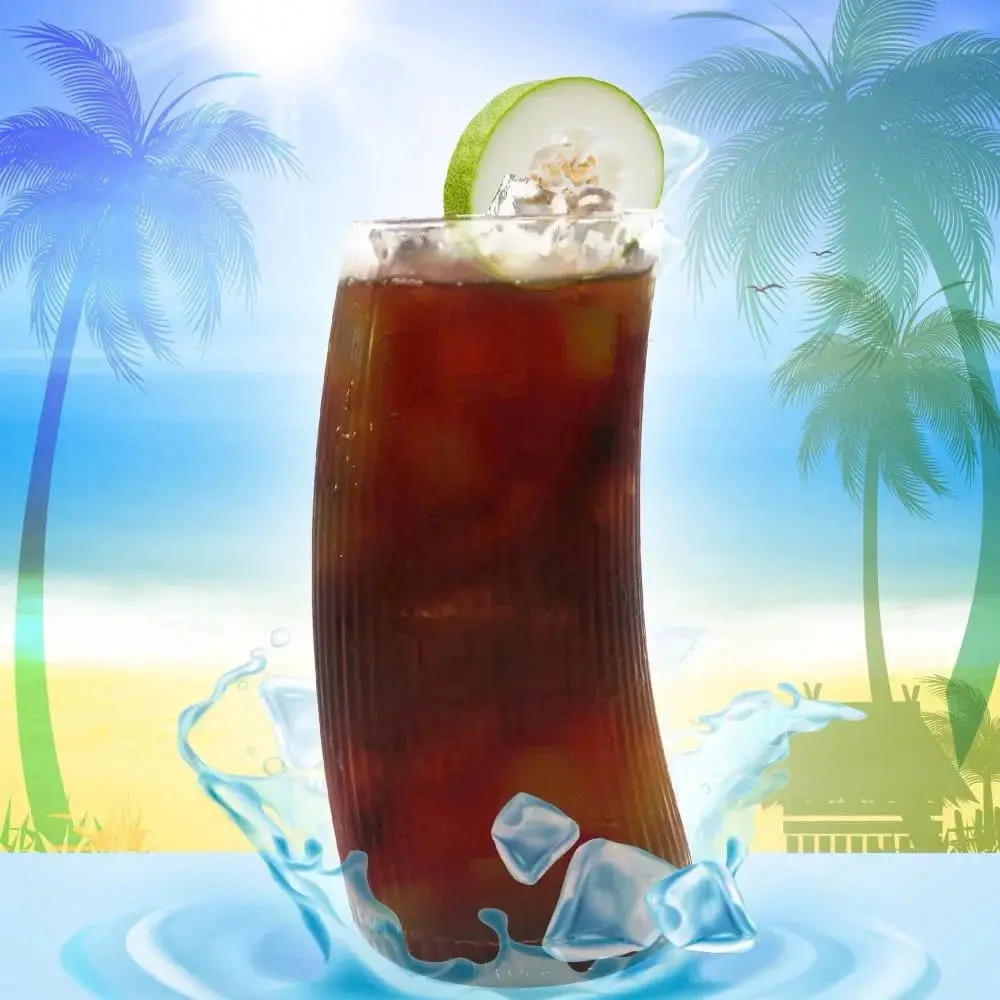 Hình ảnh Hồng trà bí đao đường đen