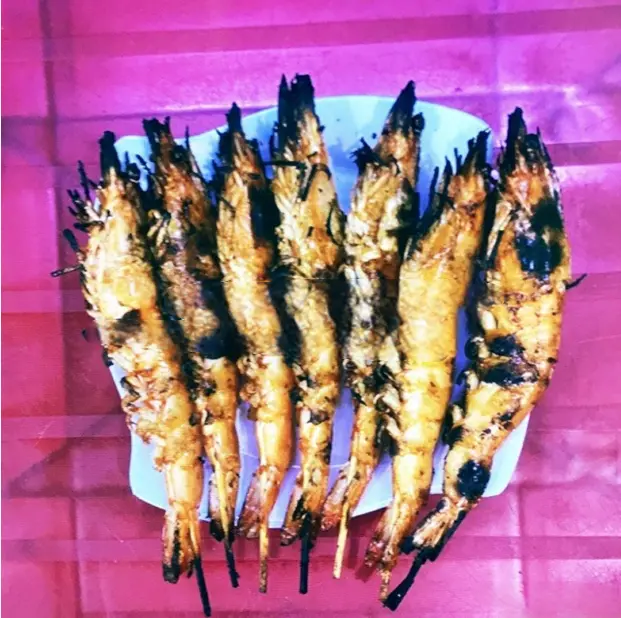 Hình ảnh Tôm nướng sa tế