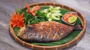 Hình ảnh Cá cam nướng sa tế