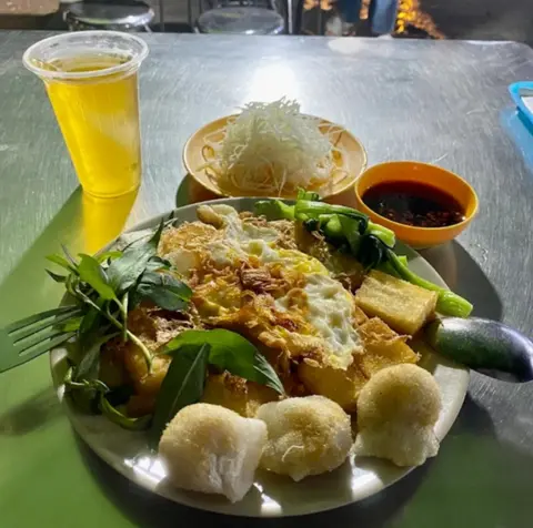Hình ảnh Bột chiên há cảo 1 trứng 