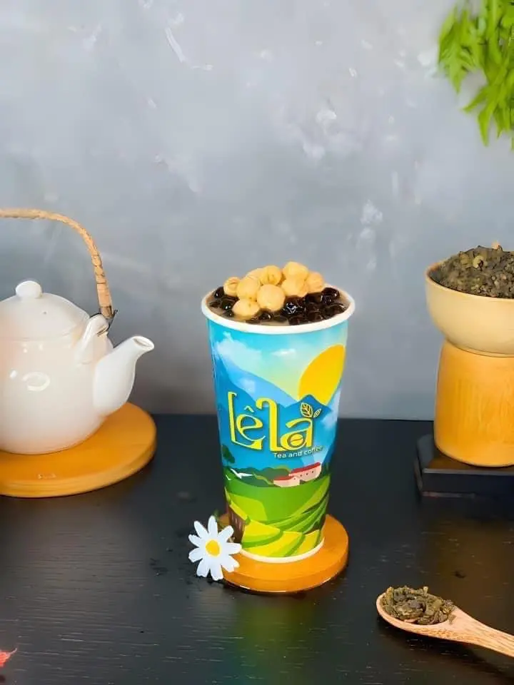 Hình ảnh Trà sữa sen vàng