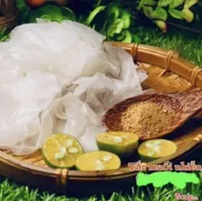 Hình ảnh Bánh tráng tắc muối nhuyễn phơi sương