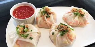 Hình ảnh Dimsum củ cải đỏ với thịt