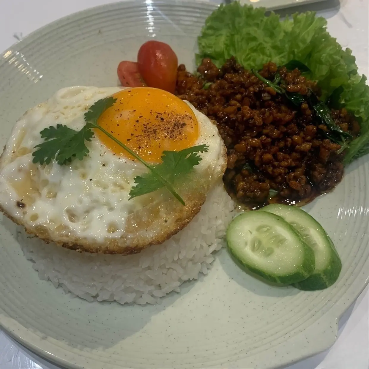 Hình ảnh Cơm xào thịt bằm Thái Lan