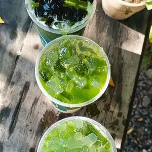 Hình ảnh Rau má Full Topping (700ml)
