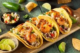 Hình ảnh Tacos tôm chiên giòn