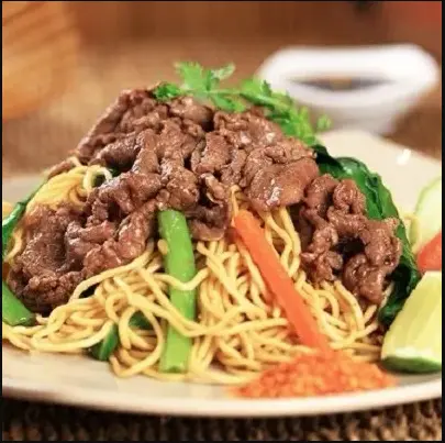 Hình ảnh Mì xào bò