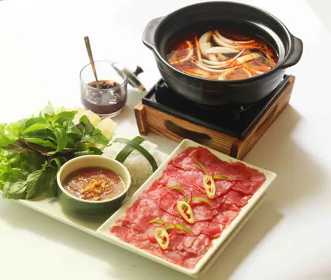 Hình ảnh Bắp bò nhúng dấm
