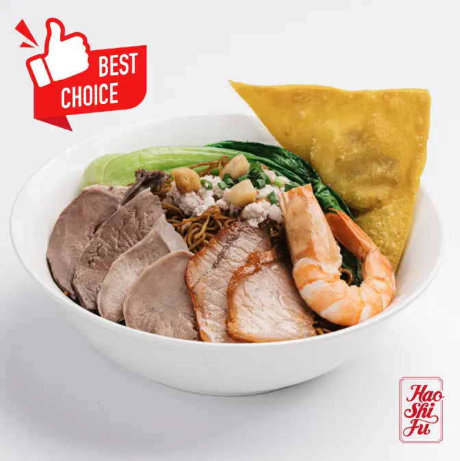 Hình ảnh Mì Khô Thập Cẩm Trộn Sốt Dầu Hào