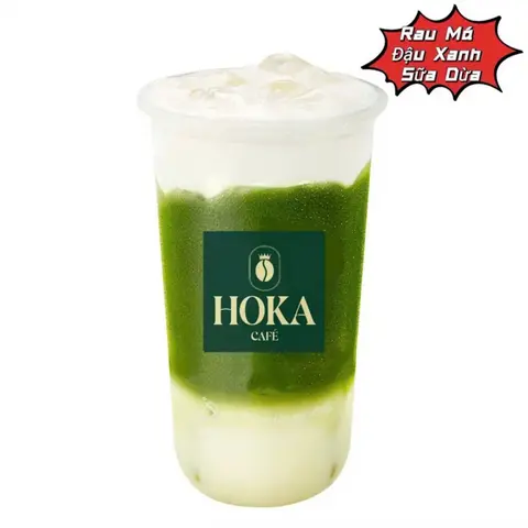 Hình ảnh Rau má đậu xanh sữa dừa