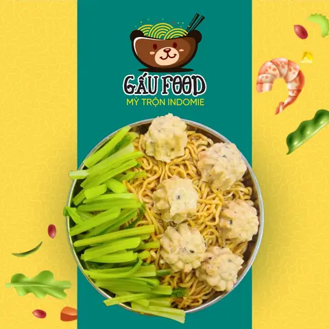 Hình ảnh Mì trộn chả ốc