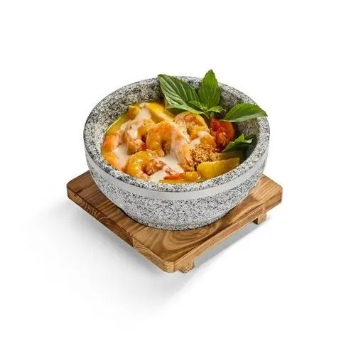 Hình ảnh Cà ri tôm kèm bánh mì - PR1