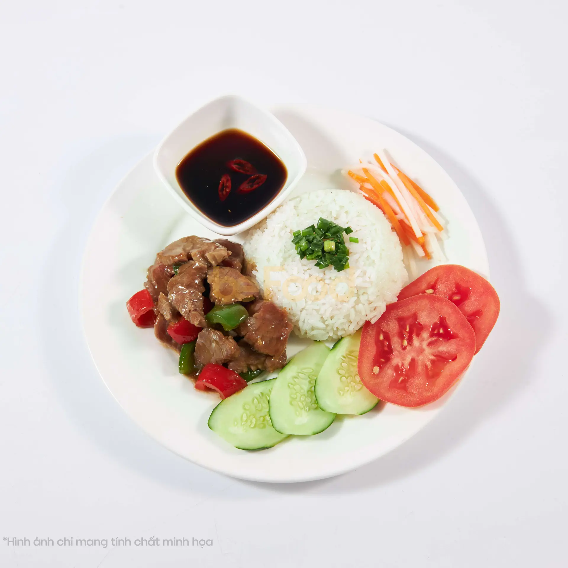 Hình ảnh Cơm bò lúc lắc