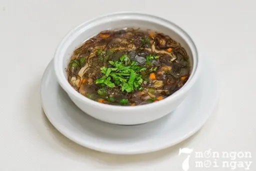 Hình ảnh Soup tóc tiên - Black moss soup