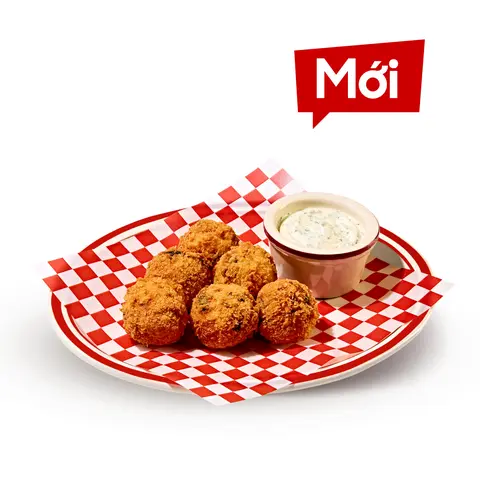 Hình ảnh Bánh Gà Viên Xốt Mỹ​