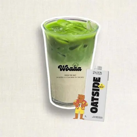 Hình ảnh Matcha oat milk