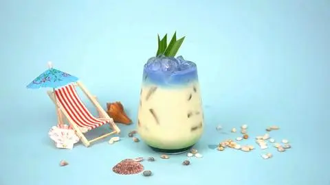 Hình ảnh Sâm dứa sữa hoa đậu biếc