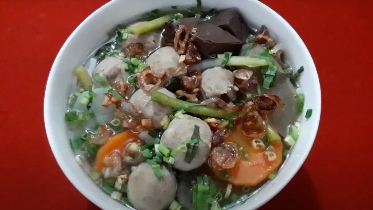 Hình ảnh Bánh canh thịt - bò viên