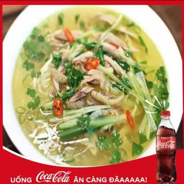 Hình ảnh Miến gà xé - Coca 390ml