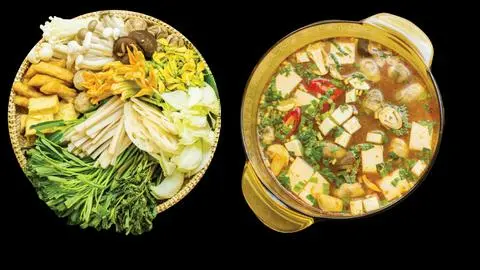 Hình ảnh Lẩu sen nhỏ chay