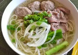 Hình ảnh Phở tái bò viên