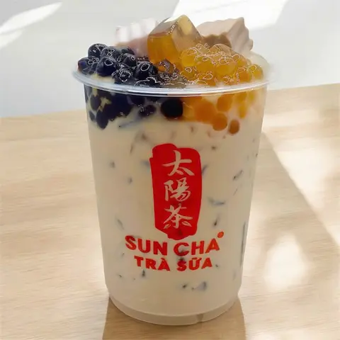 Hình ảnh Trà Sữa Suncha full topping - 1 lít