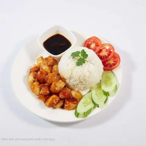 Hình ảnh Cơm gà rô ti