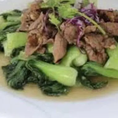 Hình ảnh Cải thìa xào bò