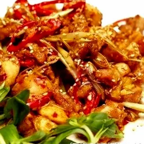 Hình ảnh Cơm gà sả ớt