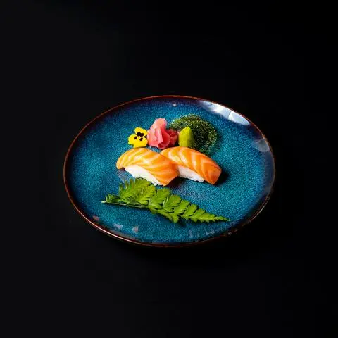 Hình ảnh Sake nigiri - cơm nắm cá hồi Na Uy - 2 pcs - ni04