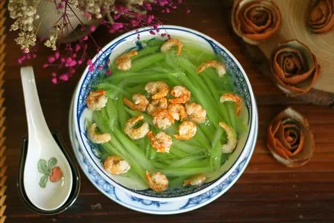 Hình ảnh Canh bầu nấu tôm