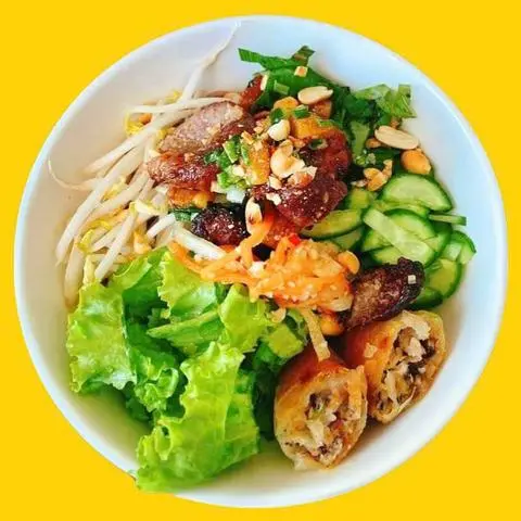 Hình ảnh Bún thịt nướng - nem nướng