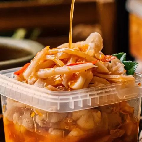 Hình ảnh Tai heo sốt Thái - 500 gram