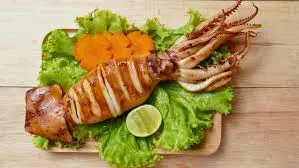 Hình ảnh Mực nướng sa tế