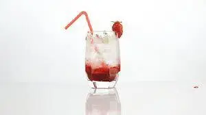 Hình ảnh Soda dâu ly 700ml + topping trân châu trắng