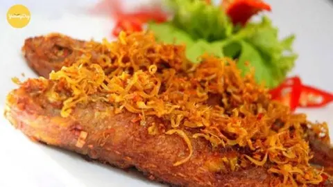 Hình ảnh Cơm cá hường chiên