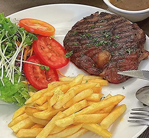 Hình ảnh Beefsteak top blade - khoai tây chiên