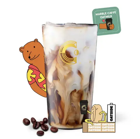 Hình ảnh Bạc Xỉu Yến Mạch - Marble Caffè Oatmilk