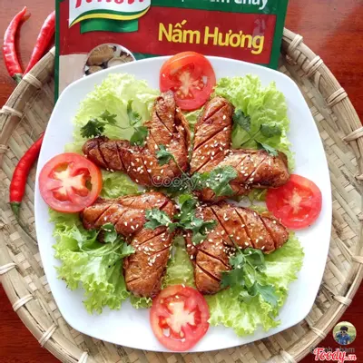 Hình ảnh Cánh gà rang me chay