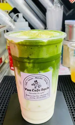 Hình ảnh Matcha latte kem muối