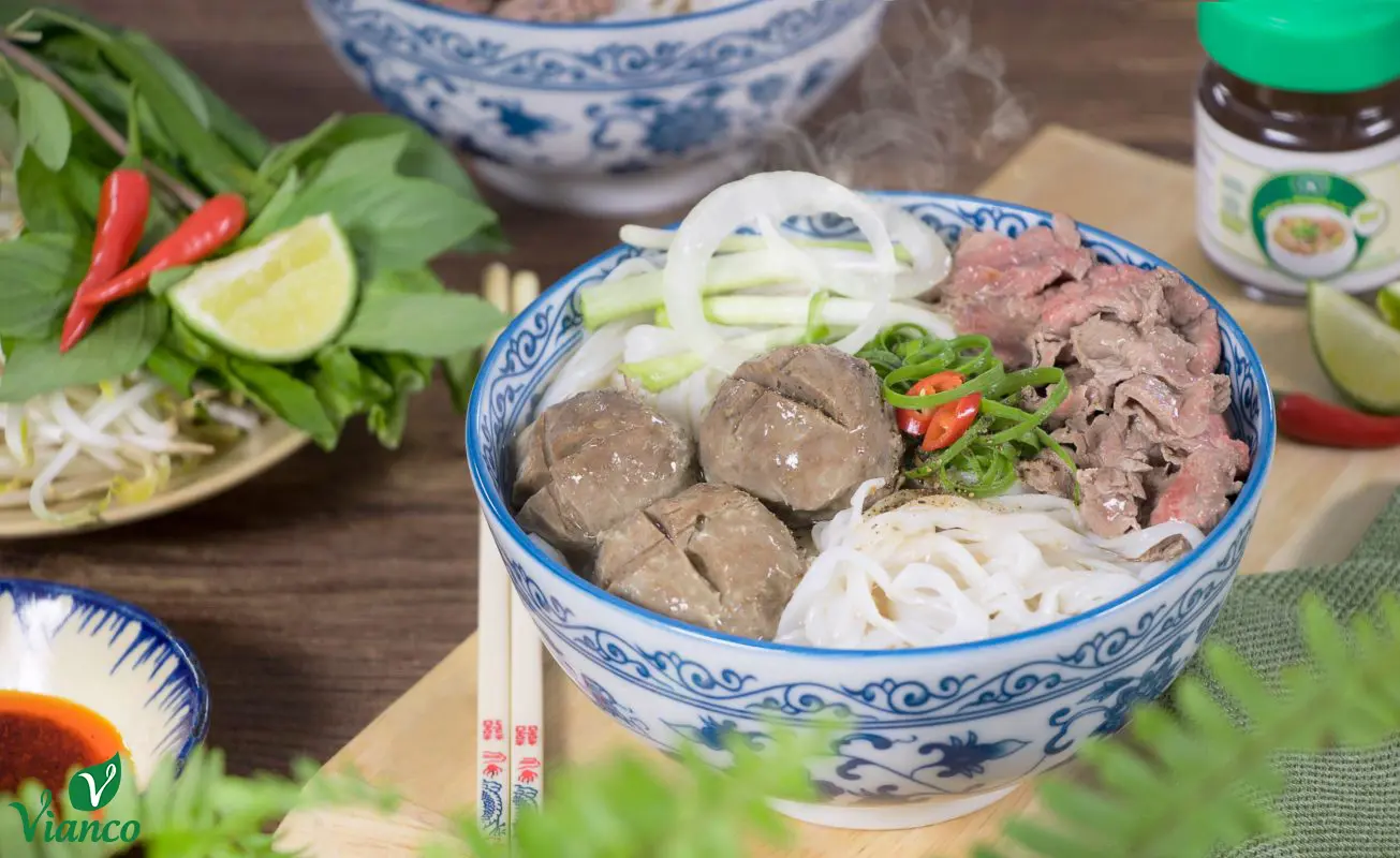 Hình ảnh Phở khô bò - bò viên